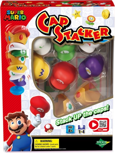 Super Mario Cap Stacker – gioco di equilibrio per famiglie
