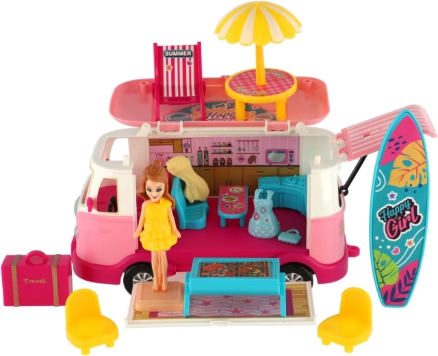 Camper apribile con interno completamente accessoriato