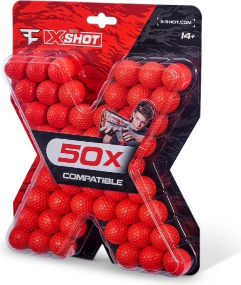 X-Shot FaZe palline di ricambio in schiuma 50 pz