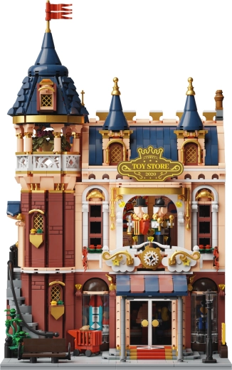 Incantevole negozio di giocattoli rétro ricco di dettagli