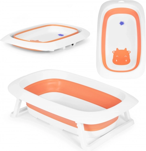 Vaschetta pieghevole per bambini con scarico 81 cm ECOTOYS – Arancione
