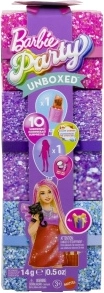 Bambola Barbie Party Reveal Glam Party con abito rosso