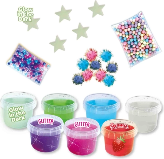Mescola le texture: perline, schiuma, glitter e altri additivi