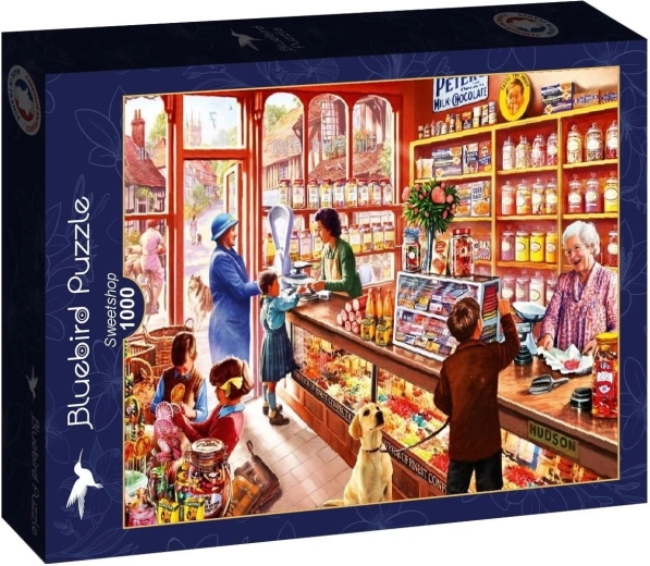 Puzzle Bluebird "Pasticceria in piazza" da 1000 pezzi