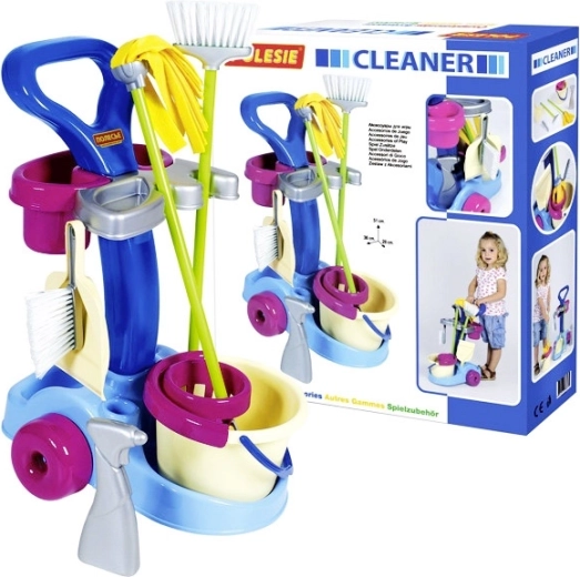 Set per le pulizie per bambini con carrello Palau