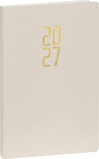 Diario settimanale Notique Ponza 2027 crema 15 × 21 cm