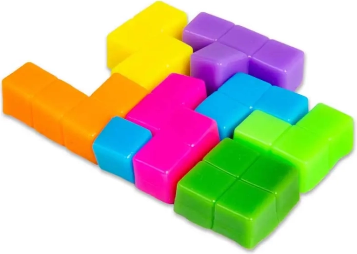 Pezzi geometrici colorati