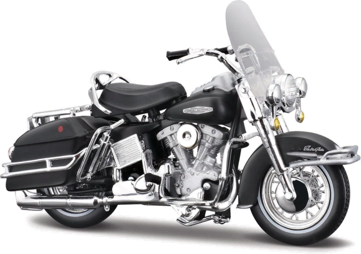 Modello di motocicletta Harley-Davidson 1966 FLH Electra Glide 1:18