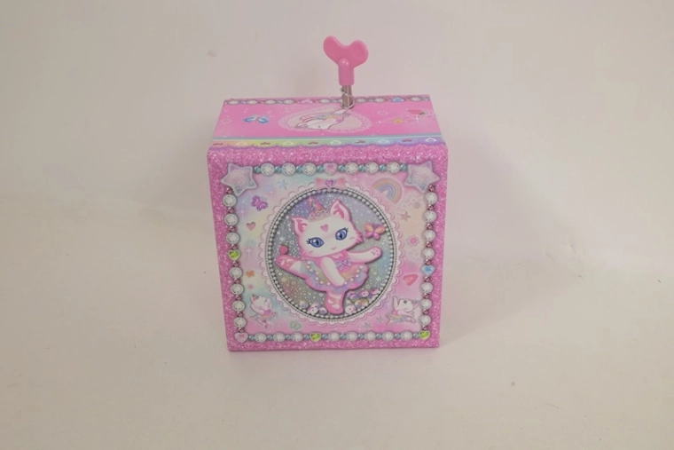 PECOWARE portagioie musicale con gattina ballerina