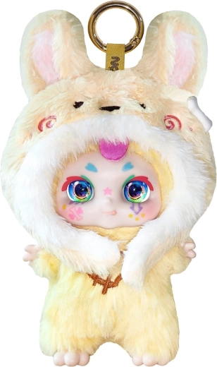 Peluche super morbido e volto in vinile ricco di dettagli