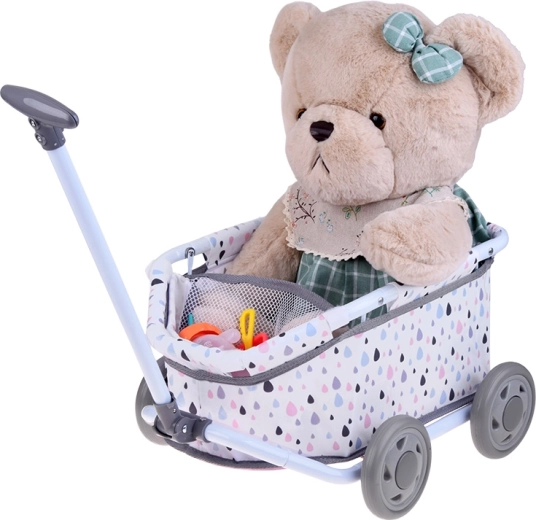 Traino facile grazie al manico lungo e alle ruote robuste