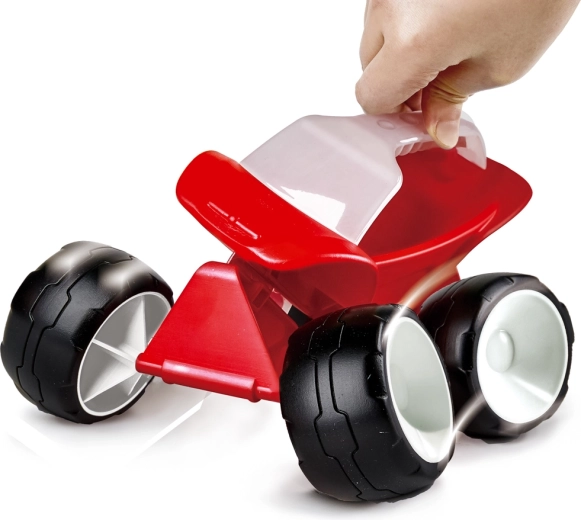 Buggy rosso per la sabbia
