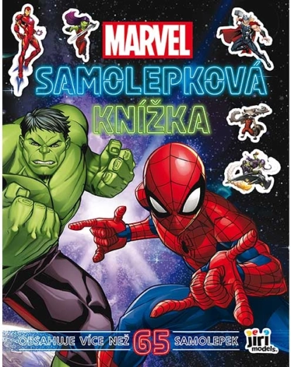 Libro di adesivi Marvel