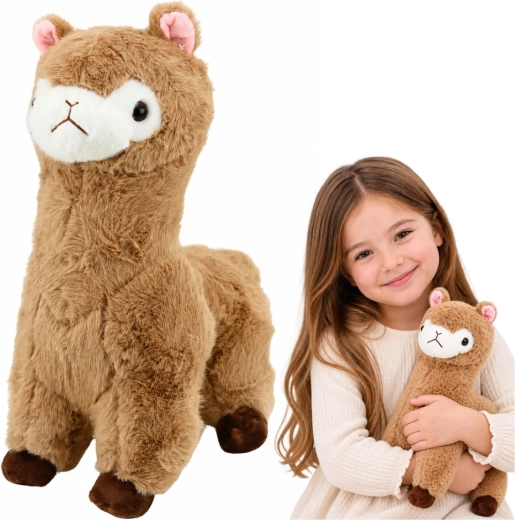 Alpaca lama di peluche beige 28 cm - 1 pezzo