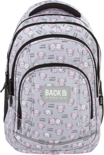 Zaino a quattro scomparti con tasche ben studiate