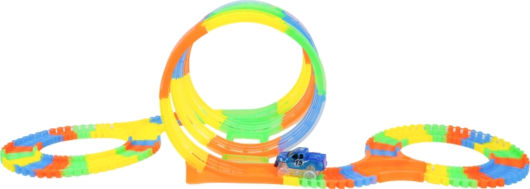 Pista luminosa e macchinina LED