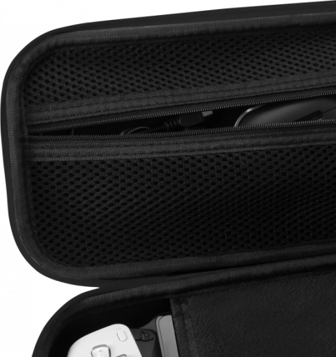 Tasca per accessori e doppia cerniera