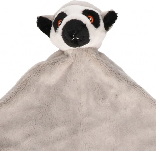 Copertina coccolosa in peluche lemure nature planet
