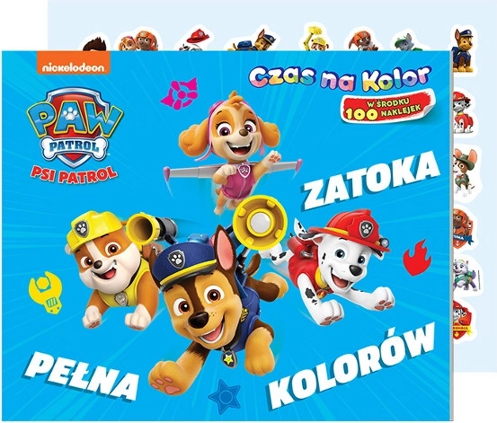 PAW Patrol: È il momento dei colori 1 – Una baia piena di colori – album da colorare con adesivi