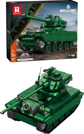 Kit di costruzione del carro armato AMX 13 75 World of Tanks 1037 pezzi