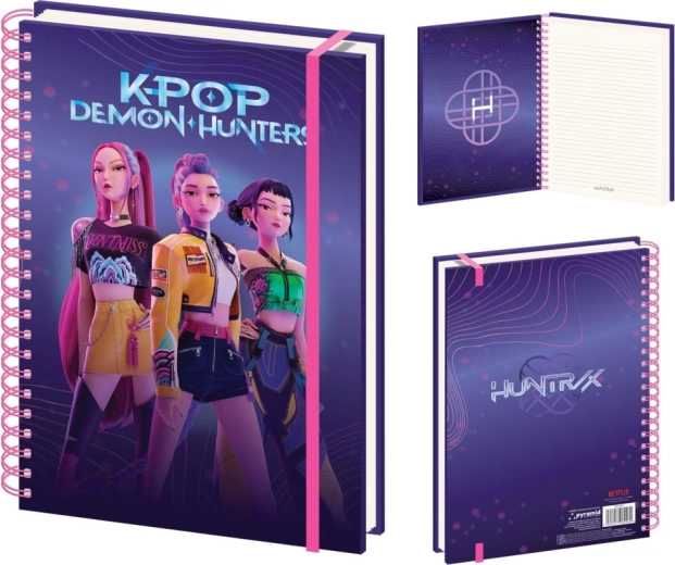 Blocco A4 K-pop Demon Hunters Huntrix