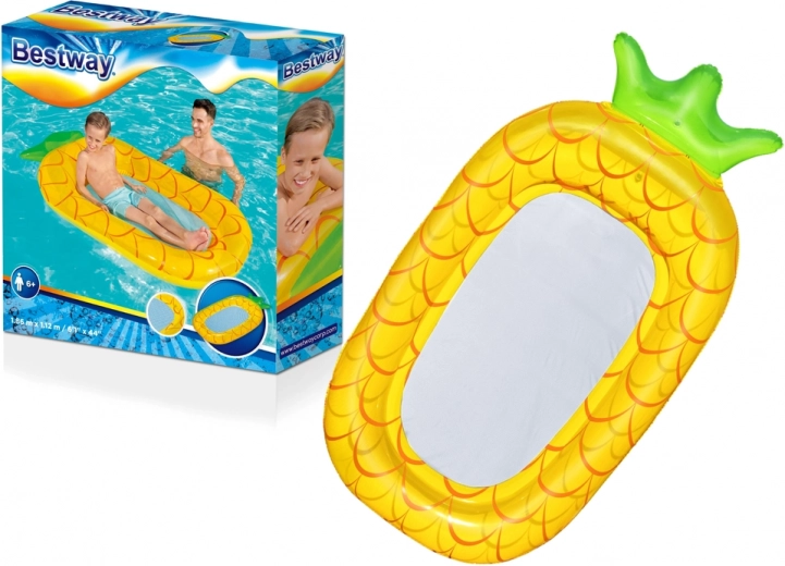 Materassino gonfiabile con fondo a rete 186 × 112 cm Bestway – Ananas