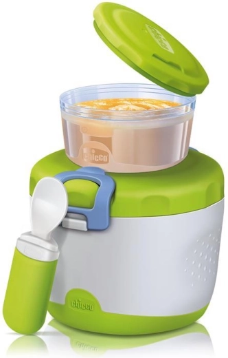 Chicco thermos portapappa con ciotola e cucchiaino da viaggio 350 ml