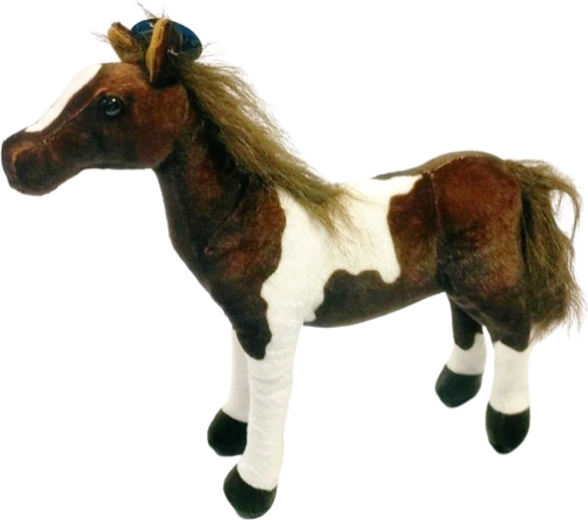 Cavallo hucul di peluche 35 cm