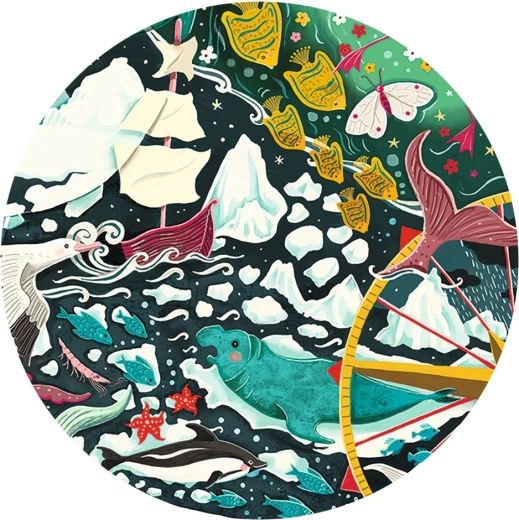 Illustrazione dettagliata piena di fantasia