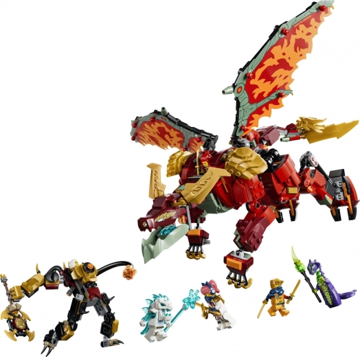 6 minifigure per battaglie ninja