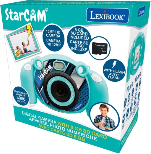 Fotocamera e videocamera HD Lexibook con scheda SD
