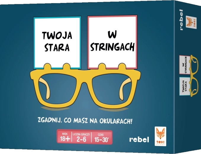Twoja stara w stringach – gioco di carte party deduttivo REBEL