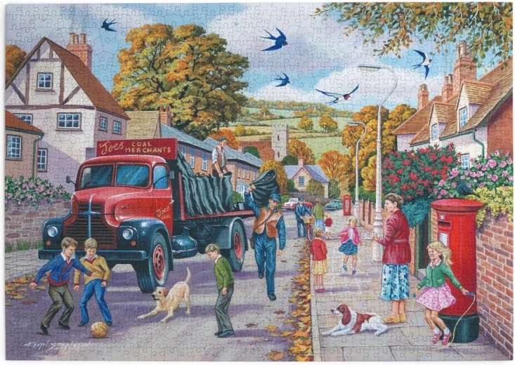 Puzzle Consegna del carbone 1000 pezzi