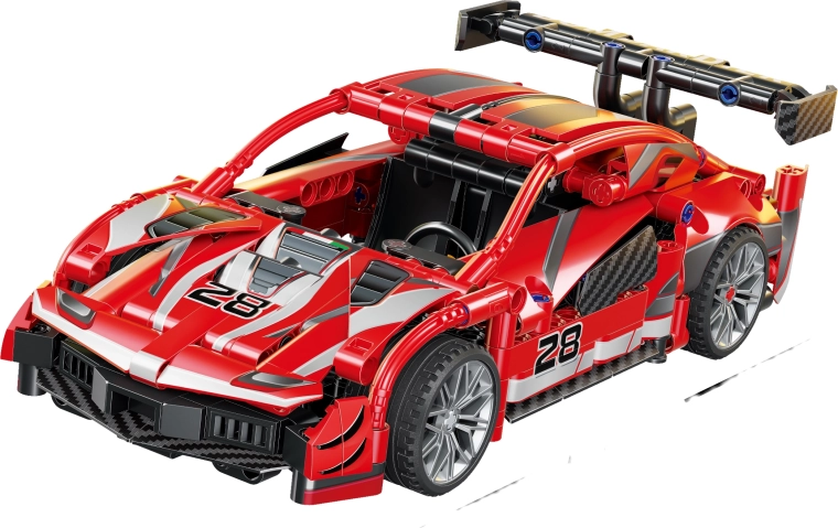 Costruzioni auto rossa 23,6 cm