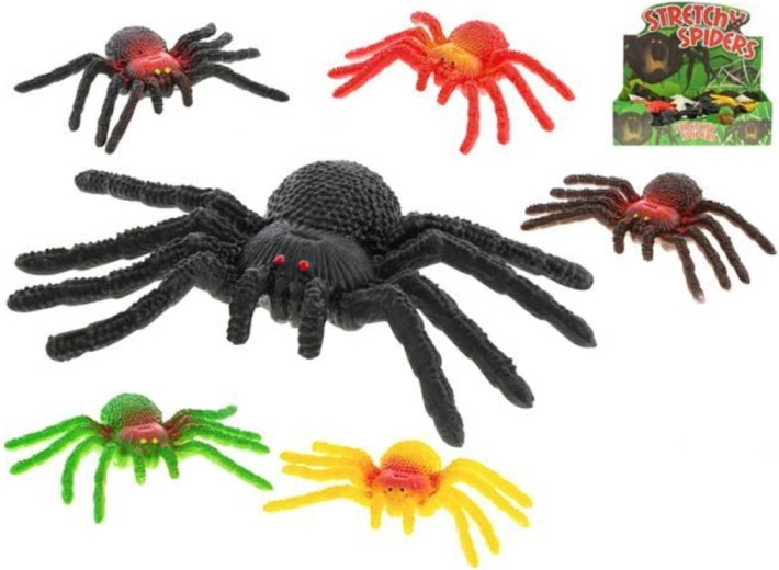 Ragno elastico in plastica morbida 14 cm - 1 pezzo