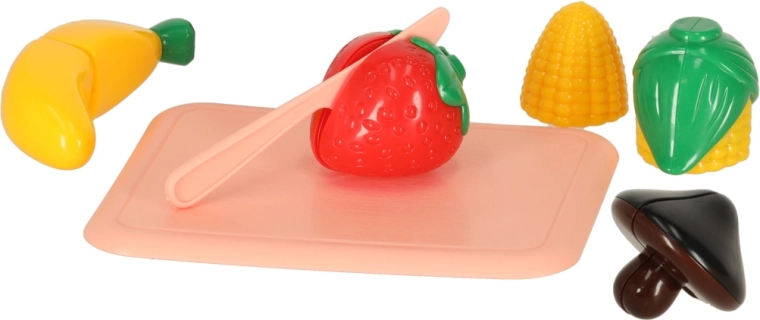 Frutta e verdura da tagliare per sviluppare la motricità