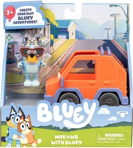 Bluey veicolo fuoristrada 4WD con personaggio