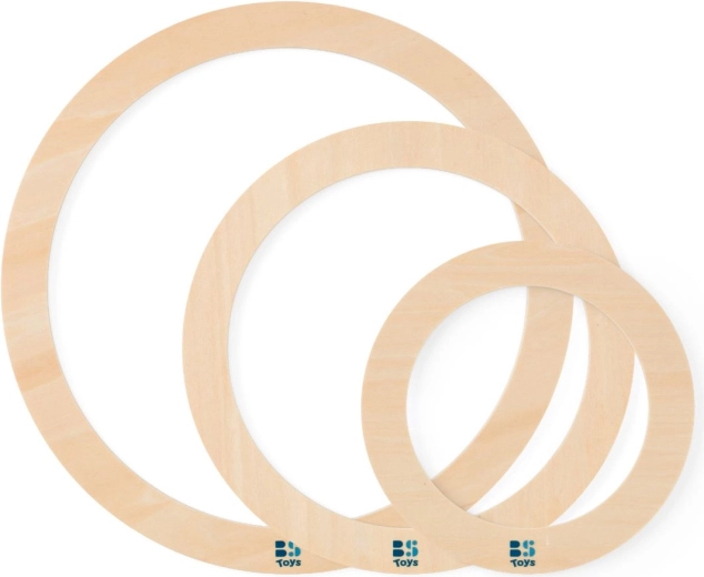 Anelli di legno robusti da fonte responsabile