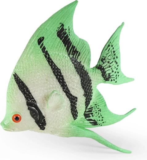 Pesciolino di gomma verde 10 cm