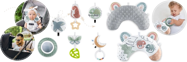 7 giochi sensoriali e cuscinetto in omaggio