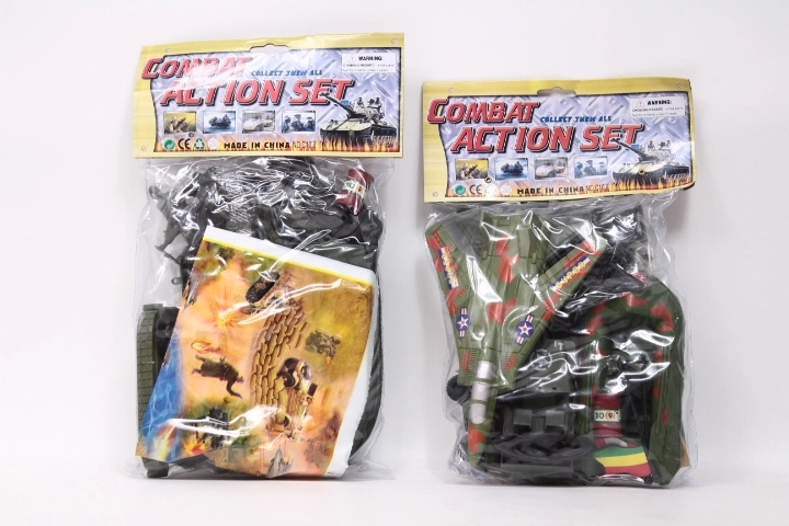 Set militare per bambini in borsa portatile