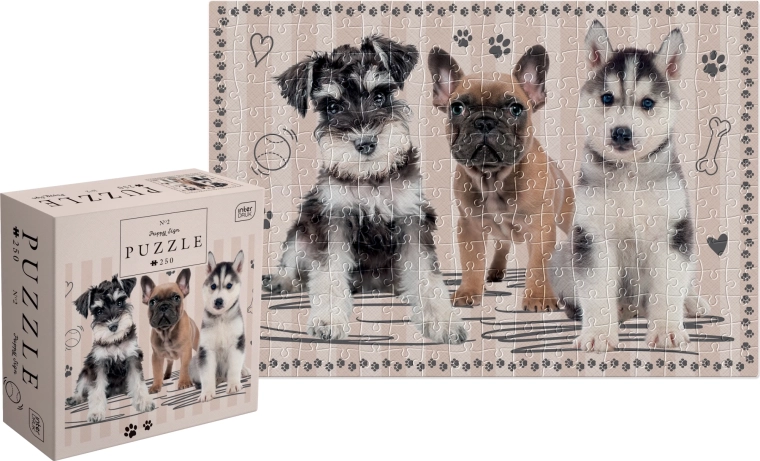 Puzzle Cuccioli: cagnolini 250 pezzi