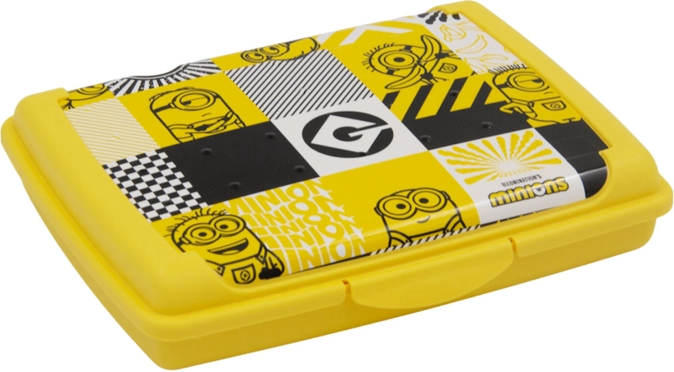 Porta merenda Minions giallo 17 × 13 × 3,5 cm