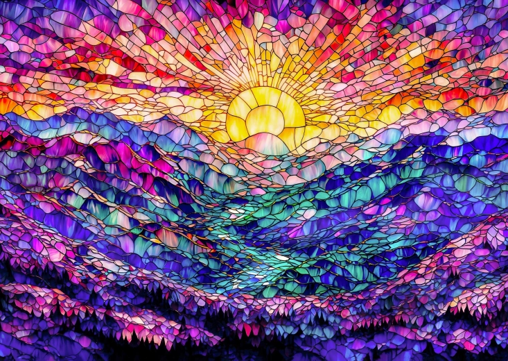 Enjoy Puzzle Un altro splendido sorgere del sole 1000 pezzi