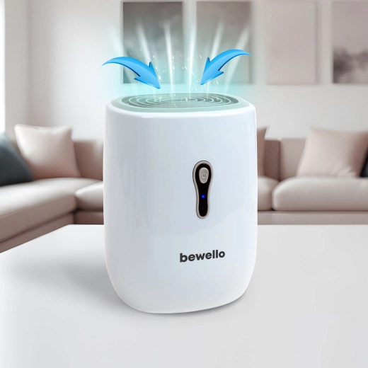 Deumidificatore elettrico Bewello con serbatoio da 750 ml