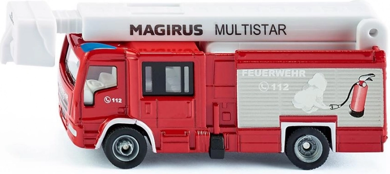 Siku Super camion dei pompieri MAGIRUS MULTISTAR con braccio telescopico 1:87