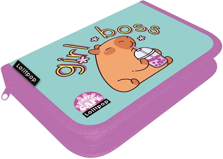 Astuccio LizzyCard capibara – 1 scomparto con due alette