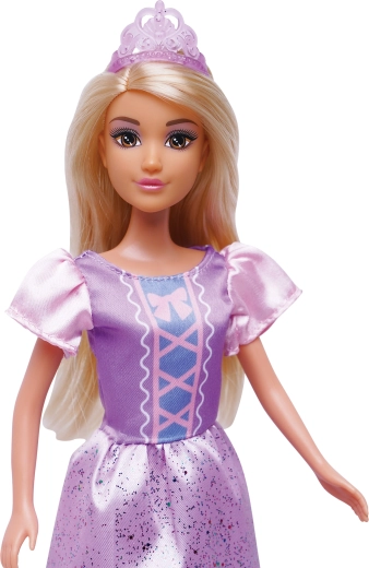 Lunghi capelli biondi per lo styling