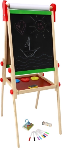 Superficie bifacciale: bianca magnetica + nera per gesso