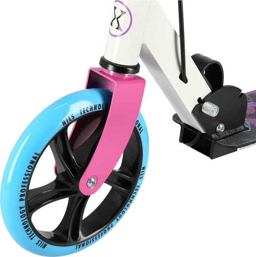 Ruote in PU da 200 mm e cuscinetti ABEC 7 per una guida scorrevole